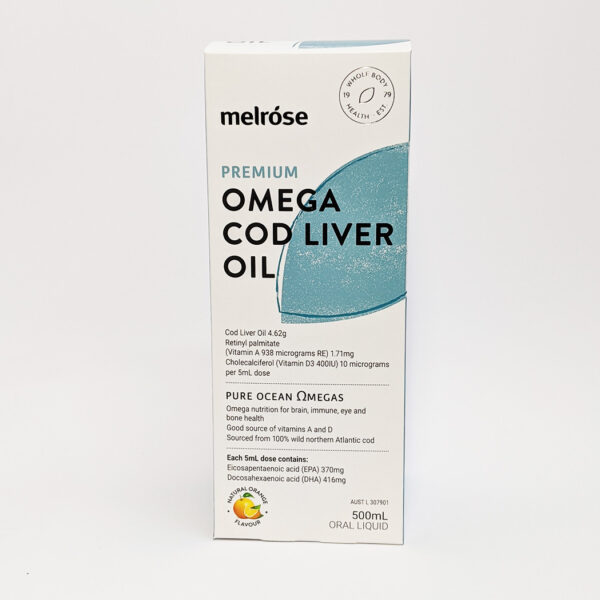 The Wholeness Co - Melrose Omega Cod Liver Oil